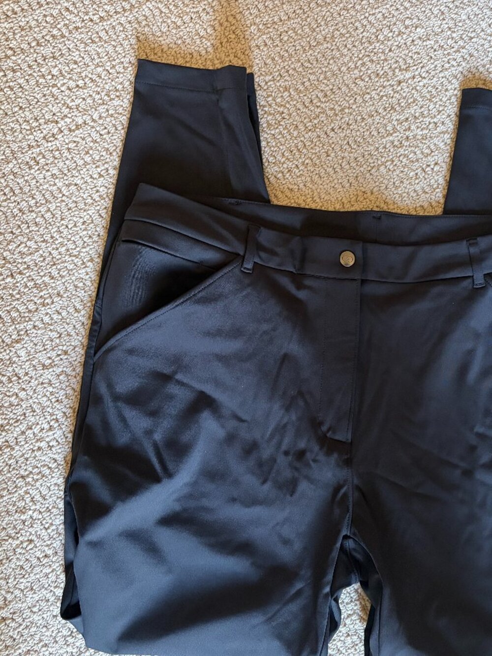 NWT  Calia on Course golf pants size 14 Large black 5 pockets - Picture 2 of 4